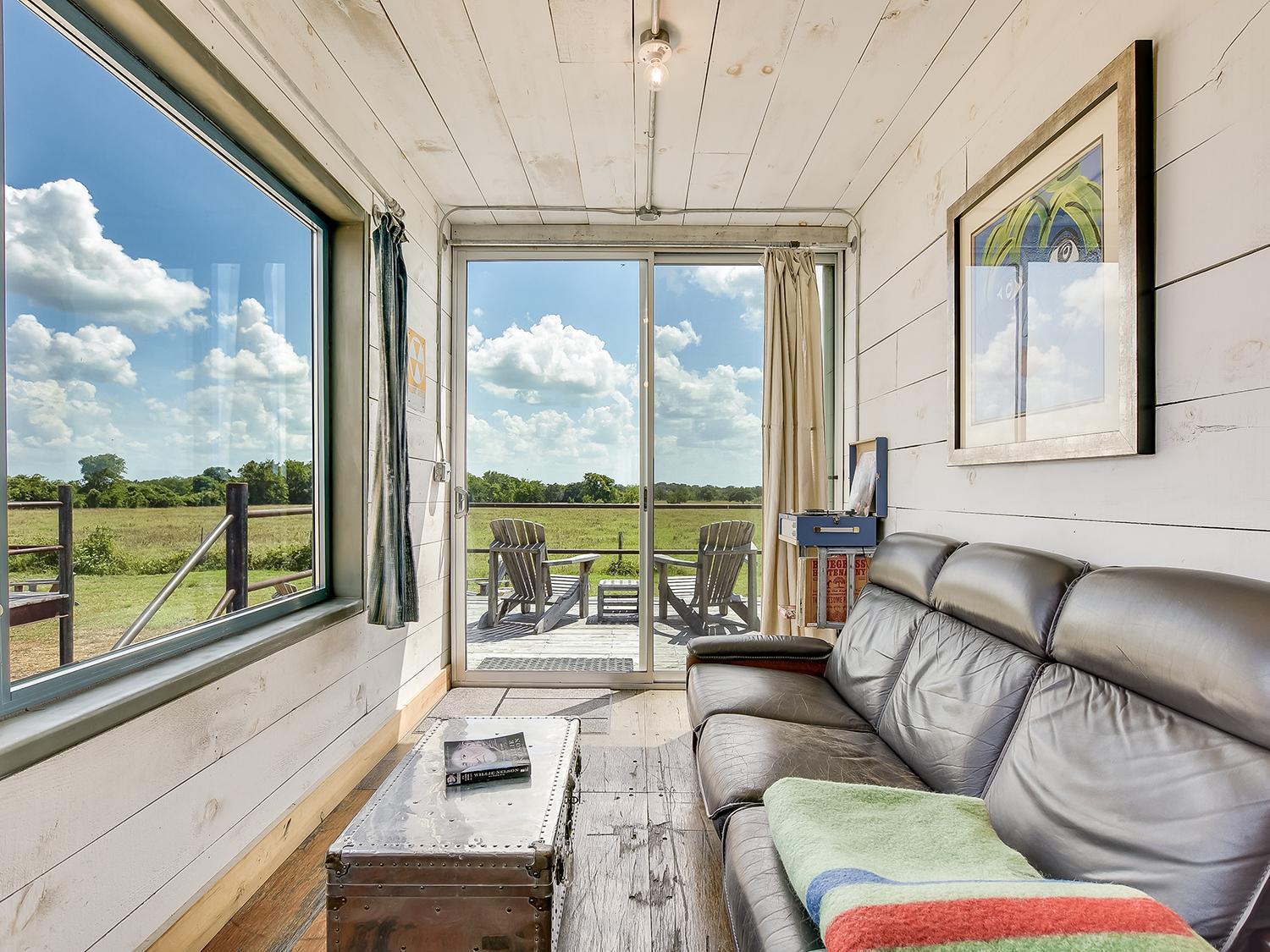 Flophouze Shipping Container Hotel Round Top Chambre photo