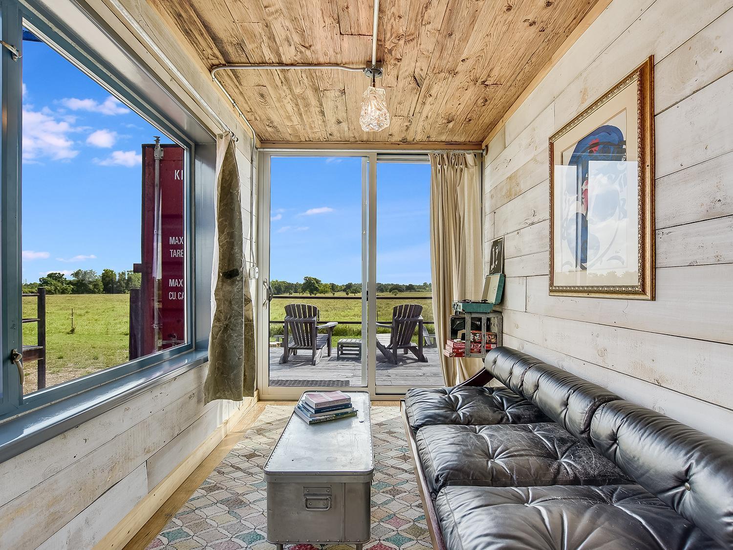 Flophouze Shipping Container Hotel Round Top Chambre photo
